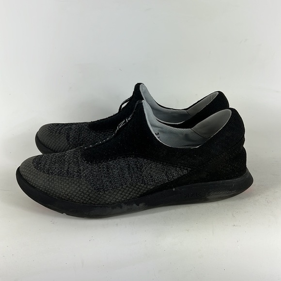 Kizik slip on athletic sneakers us mens size 11 black grey hands free minimalist - Picture 5 of 9